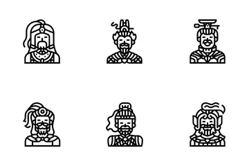 Avatar dos Três Reinos Pacote de Ícones