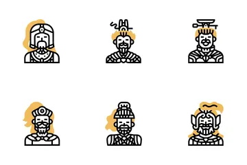 Avatar dos Três Reinos Pacote de Ícones