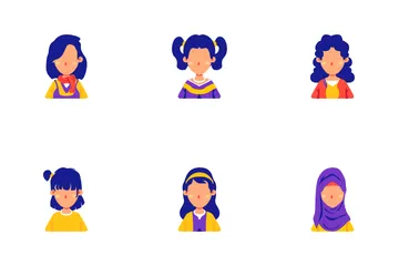 Avatar féminin Icon Pack