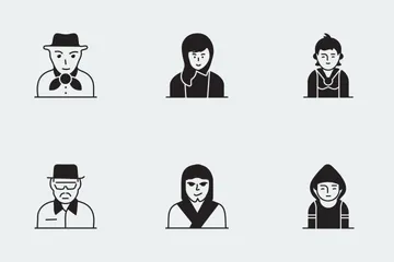 Glifos de Avatar Pacote de Ícones
