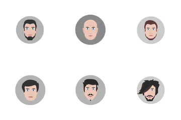 Avatar Man Face Icon Pack