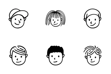 Avatar infantil Paquete de Iconos