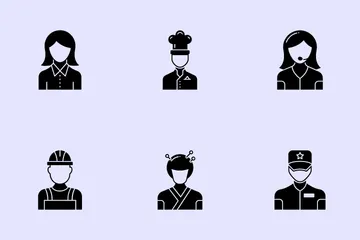 Avatar Profissional Pacote de Ícones