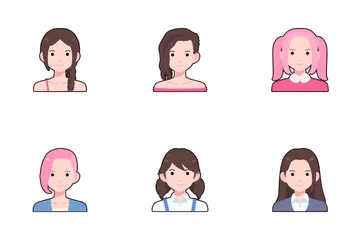 Avatar Woman Icon Pack