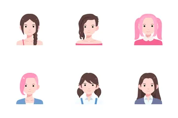 Avatar Woman Icon Pack
