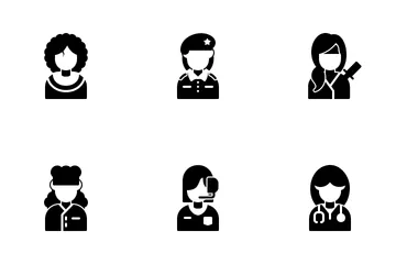 Avatar Woman Icon Pack