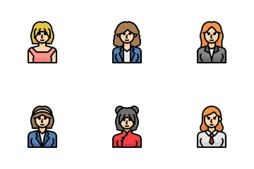 Avatar-Woman Icon Pack
