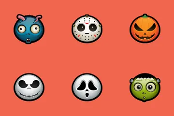 Avatares de Halloween Paquete de Iconos
