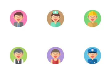 Avatars de métier Pack d'Icônes