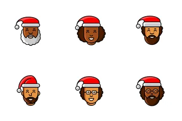 Avatars de Noël Pack d'Icônes