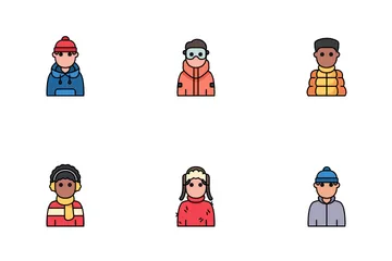 Avatars d'hiver Pack d'Icônes