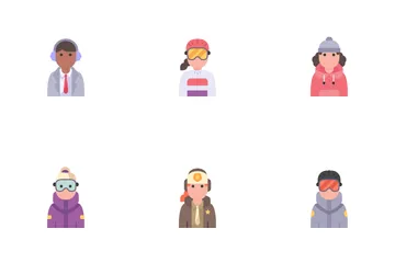 Avatars d'hiver Pack d'Icônes