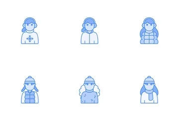 Avatars d'hiver Pack d'Icônes