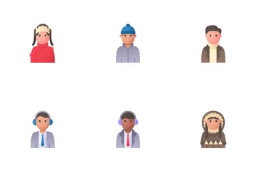 Avatars d'hiver Pack d'Icônes