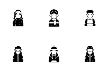 Avatars d'hiver Pack d'Icônes