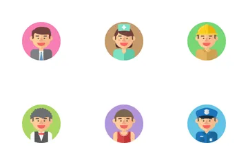 Avatars de métier Pack d'Icônes