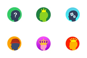 Avatars et têtes Icon Pack