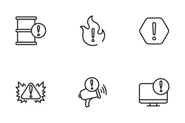Avertissement Pack d'Icônes