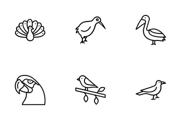 Aves Paquete de Iconos