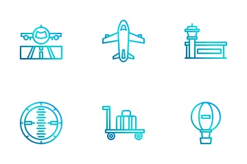 Aviation & Airport Icon Pack