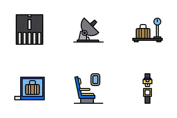 Aviation & Airport Icon Pack