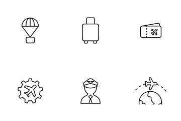 Aviation Thinline Icon Pack