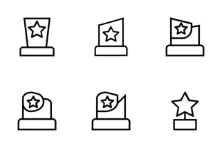 Award And Medal Vector Icons