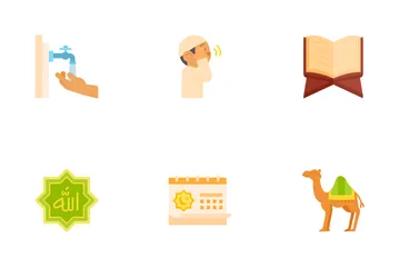 Ayuda AL Fitr Paquete de Iconos