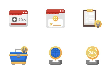 Ayuda y apoyo Paquete de Iconos