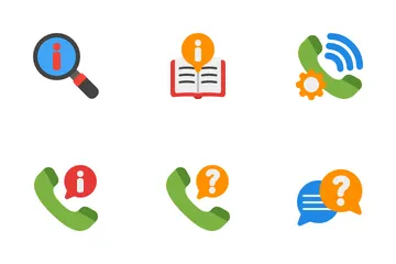 Ayuda y apoyo Paquete de Iconos