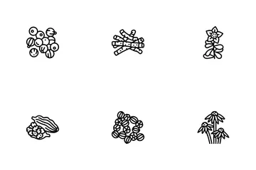Ayurvedic Herbs Medicine Health Icon Pack