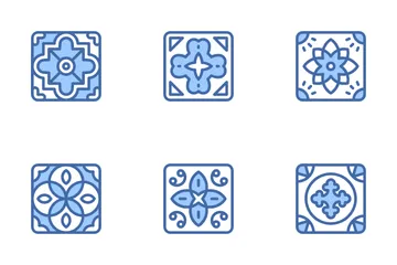 Azulejos Tradicionales Paquete de Iconos