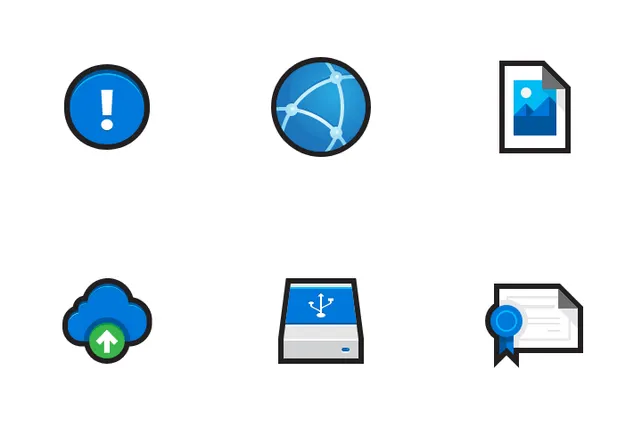 Download Azure Icon pack Available in SVG, PNG & Icon Fonts
