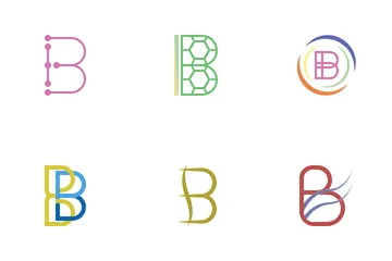 B Letter Logo Icon Pack