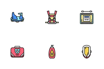Baby Accessories And Equipment Icon Pack