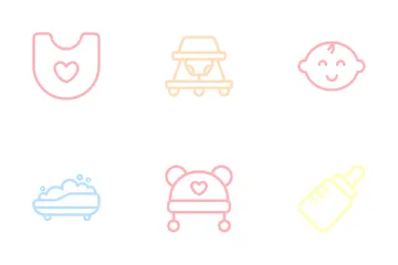 Baby Equipment Icon Pack