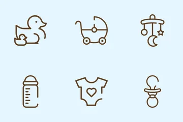 Baby Equipment Icon Pack