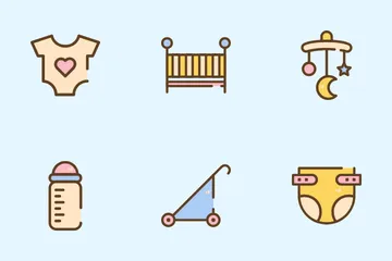 Baby Equipment Icon Pack