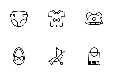 Baby Equipment Icon Pack
