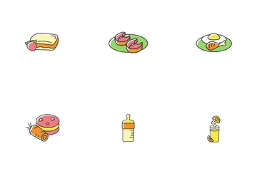 Baby Food Icon Pack