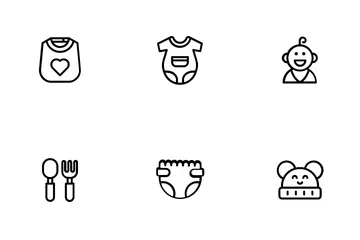 Baby Kindheit Icon Pack