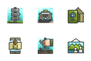 Backpacker Icon Pack