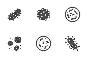 Bactérias Pacote de Ícones