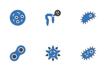 Bacteria And Probiotic Icon Pack