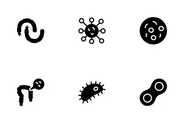 Bacteria And Probiotic Icon Pack