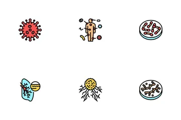 Bacteria Infection Icon Pack