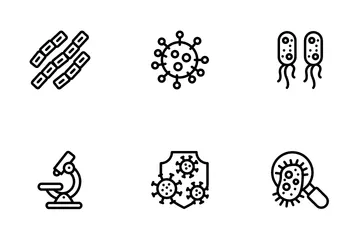Bactéries Pack d'Icônes