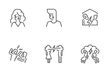 Bad Relationship Icon Pack