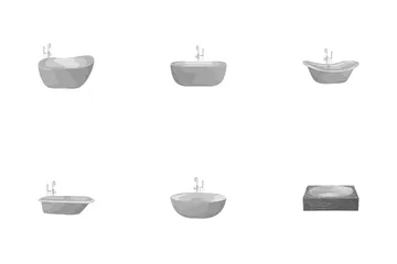 Badewanne Symbolpack