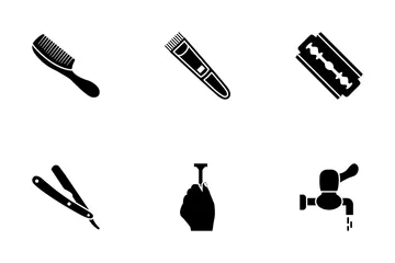 Badezimmerzubehör Symbolpack